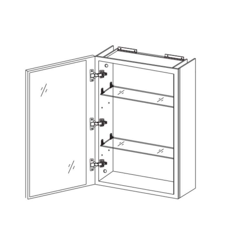 surface mounted medicine cabinets